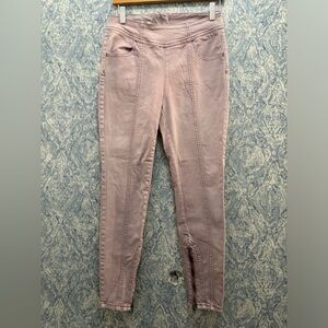 We The Free Jeans Womens Size 27 Purple Skinny Zip Ankle Hem Boho